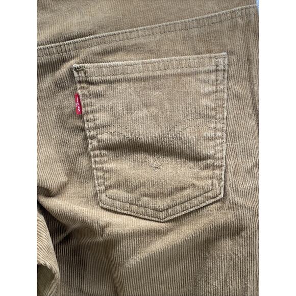 Levi's 515 Boot Cut Low Rise Stretch Khaki Corduroy Jeans Women's Size 8M 32x29 - Picture 3 of 7